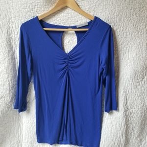Loveappella royal blue knit top